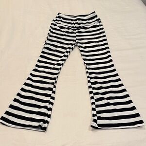 Never Worn Black & White Striped Flare Women’s Bell Bottoms